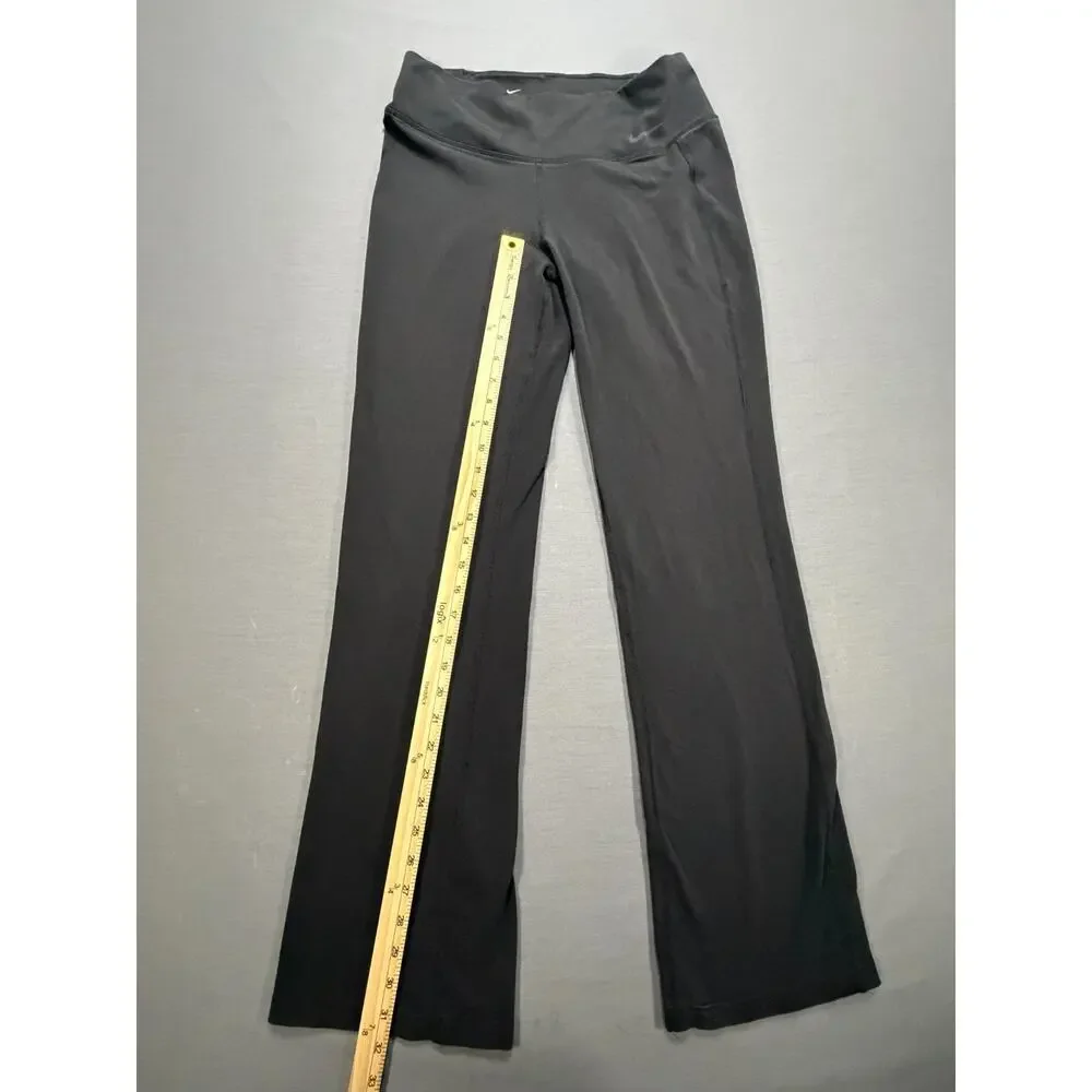 Nike Dri-FIT Women’s Medium Black Bootcut Yoga Pants Flare Leg 31' Inseam